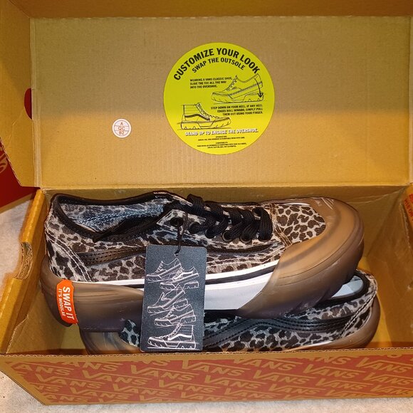 Vans Men's 3.5/Women's 5 Old Skool Tape Mesh Dots Modular Synthetic Mesh Wraps - Picture 4 of 12